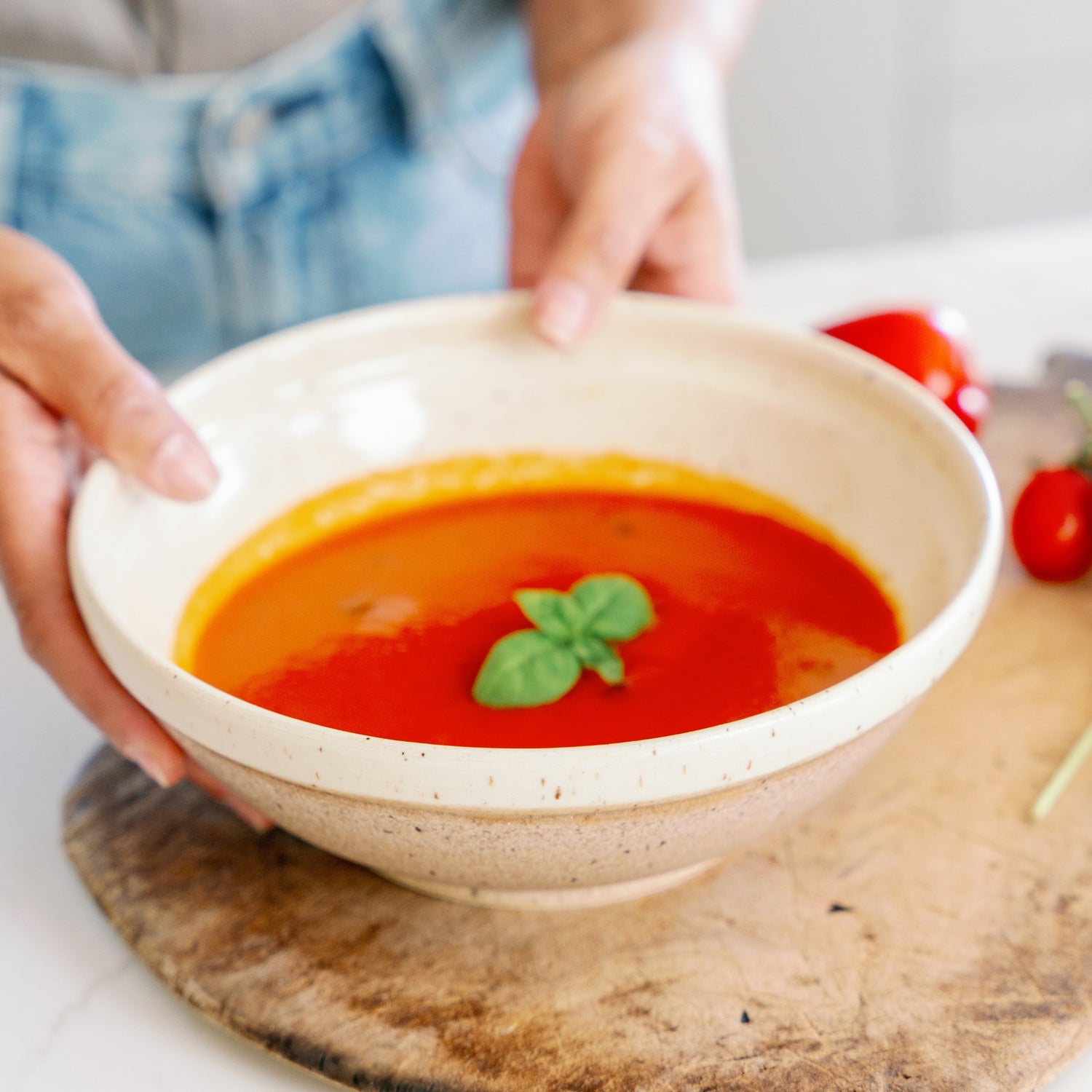 Tomato Soup Supplemented with protein Powder