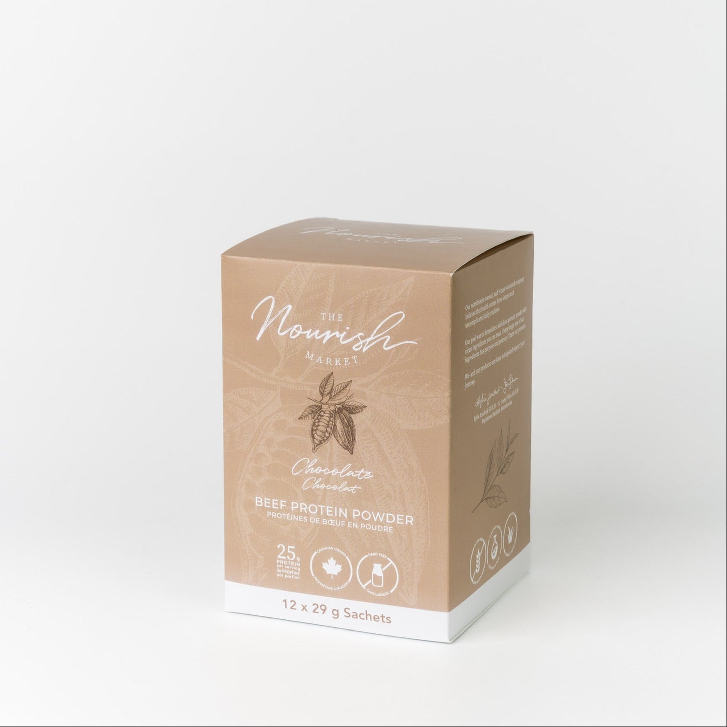 Grass-fed Beef Protein Powder Travel Pack (12 single servings)