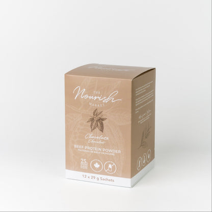 Grass-fed Beef Protein Powder Travel Pack (12 single servings)